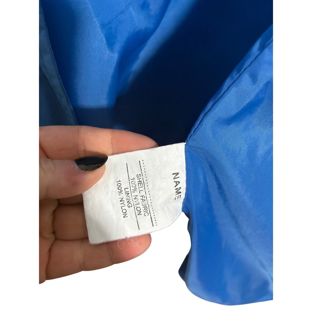 Jack Murphy Blue Waterproof Rain Jacket Nylon Outdoor Windbreaker Women 8 Gorp - Picture 5 of 7